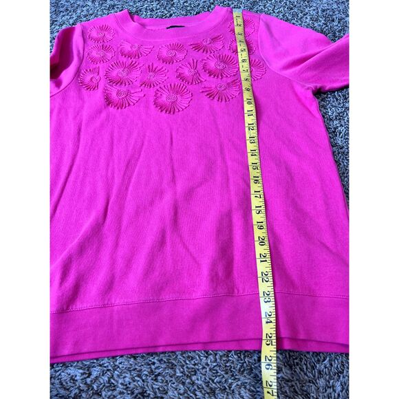 Talbots Pink Embroidered Sweatshirt - Picture 8 of 8